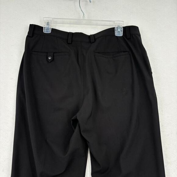 Greg Norman Golf Pants Mens Size 32 Black Microlux ML75 Stretch Performance - Picture 7 of 12